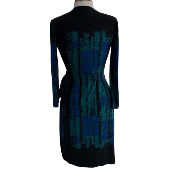 BCBG MaxAzria Adele Print Wrap Dress Size Small - Picture 2 of 9